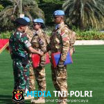 Komandan PMPP TNI Hadiri Upacara Penyambutan Satgas TNI Kontingen Garuda UNIFIL TA 2024 di Mabes TNI