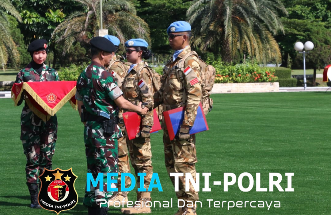 Komandan PMPP TNI Hadiri Upacara Penyambutan Satgas TNI Kontingen Garuda UNIFIL TA 2024 di Mabes TNI