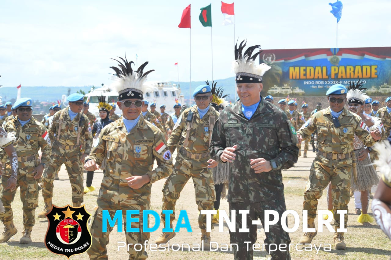 Pertunjukan Seni dan Budaya Indonesia Memukau Dunia Dalam Rangka Medal Parade Ceremony Sstgas BGC 39-F Monusco