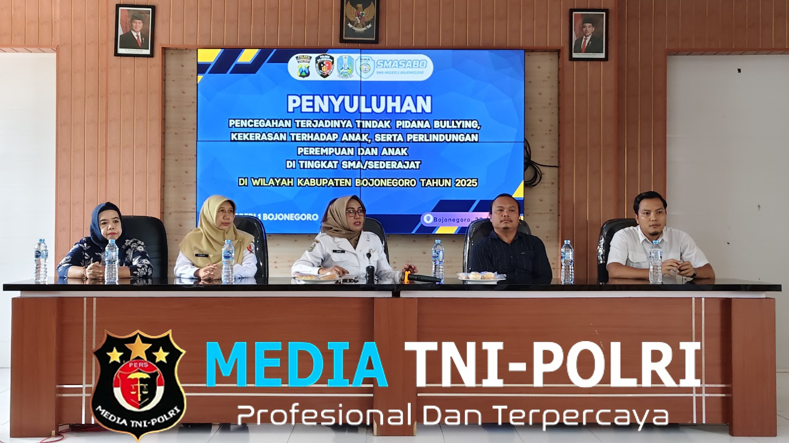 Ciptakan Lingkungan Sekolah Ramah Anak, Sat Reskrim Polres Bojonegoro Gelar Penyuluhan Anti-Bullying