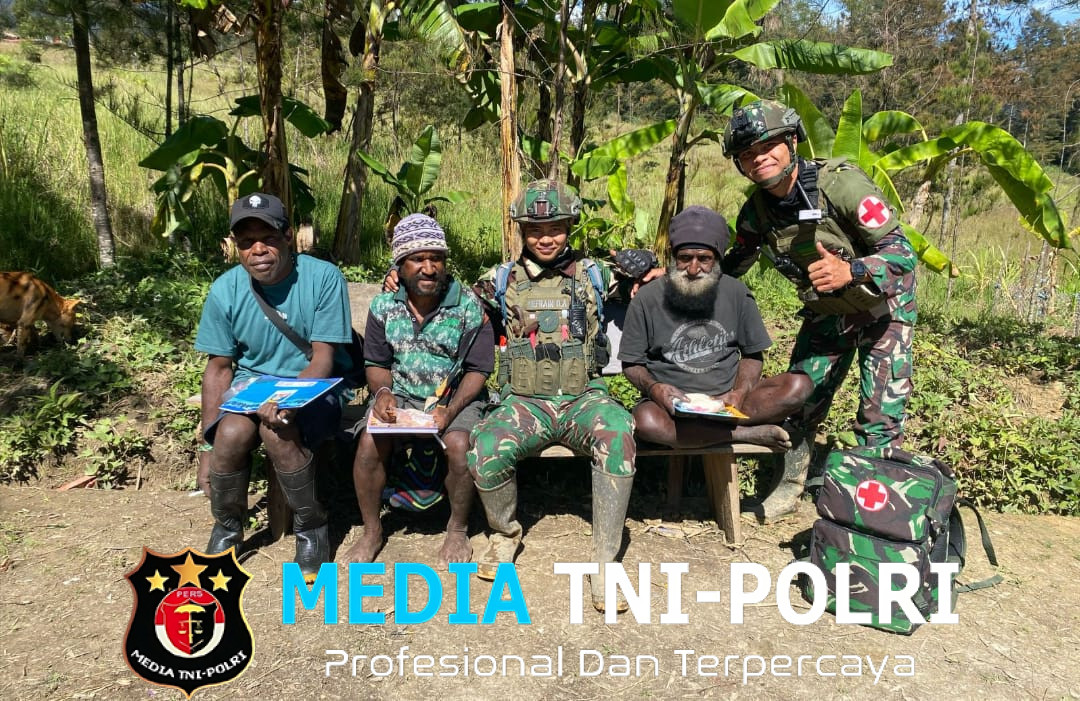 Gome Bergetar! Satgas TNI Buktikan Pengabdian dengan Tangan Terbuka ke Warga Kampung Wako