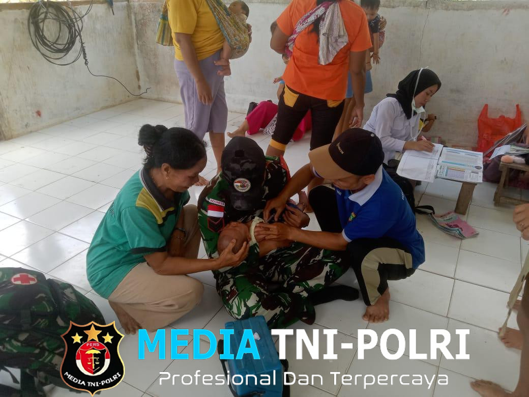 Satgas Pamtas Yonkav 12/BC Ikut Sukseskan PIN