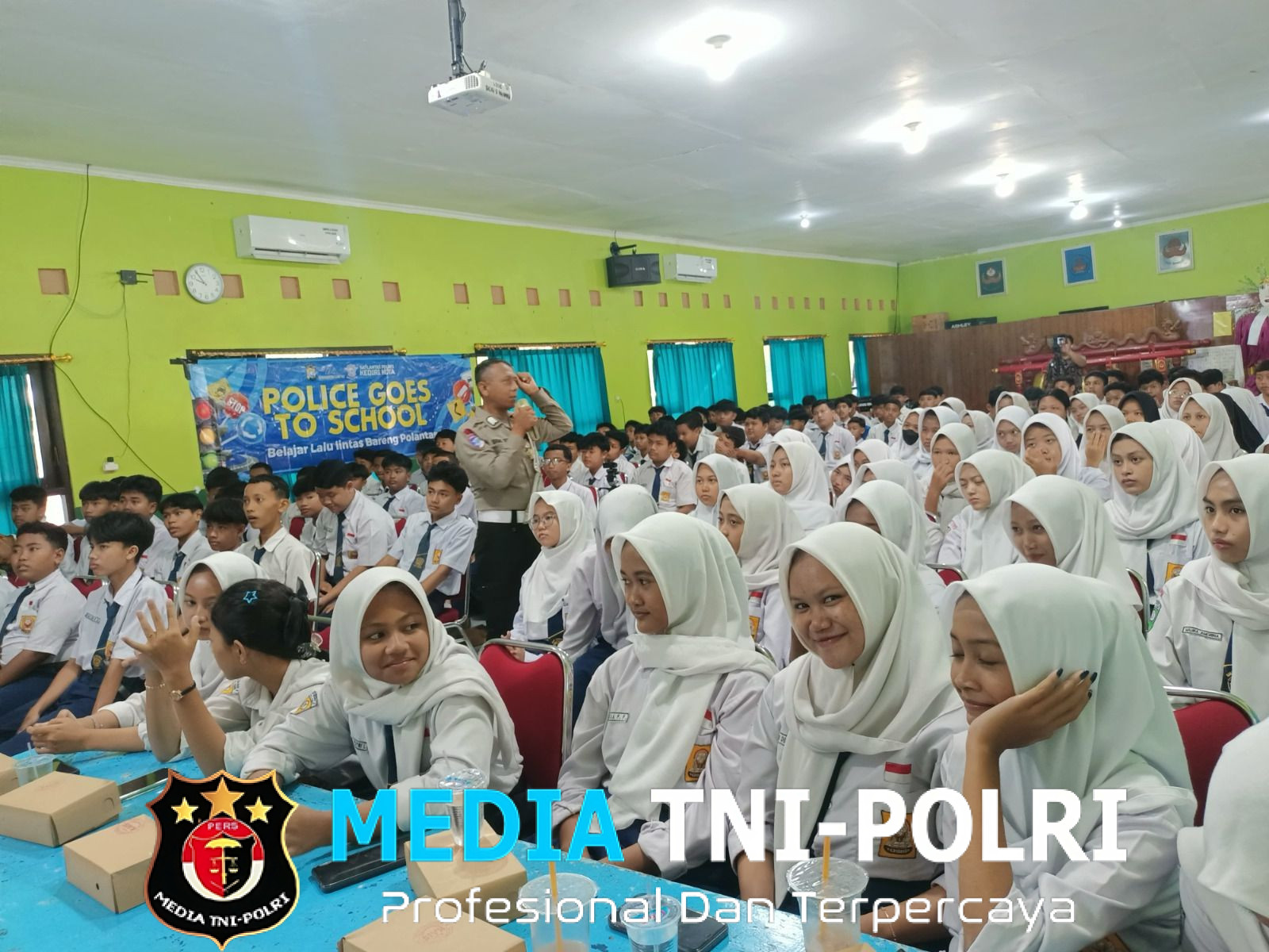 Police Goes to School Satlantas Kediri Kota Menjadi Pelopor Keselamatan Sejak Usia Dini