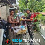 Implementasikan Wanwil, Babinsa Danukusuman Motivasi Pelaku UMKM Pedagang Alat Perabot Rumah Tangga