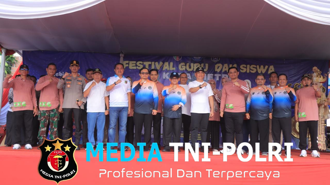 Festival Pendidikan Jadi Panggung Semangat Kota Metro, Kapolres Turun Langsung Kawal Antusias Warga