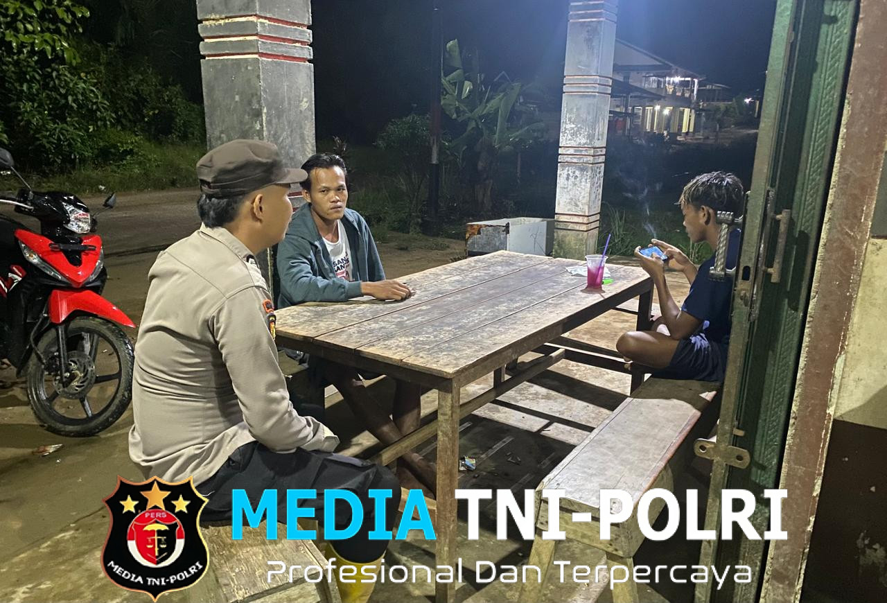 Ciptakan Situasi Kondusif Polsek Meranti Laksanakan Patroli Malam Hari