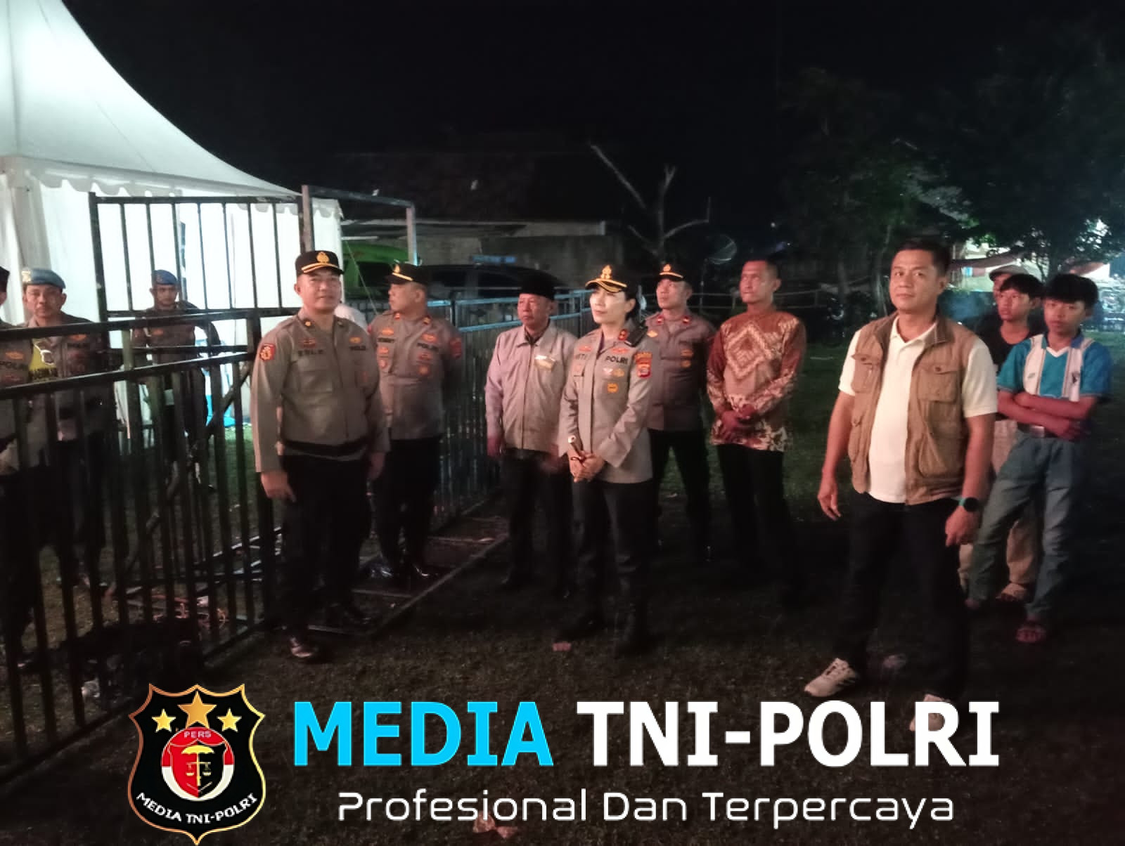 Kapolres Lampung Timur Lakukan Pengecekan Personel PAM Hiburan Musik di Bandar Sribhawono