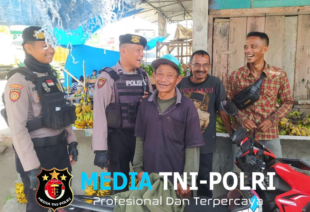 Sat Samapta Polres Lampung Tengah Gelar Patroli Dialogis, Jaga Kamtibmas di Pusat Keramaian