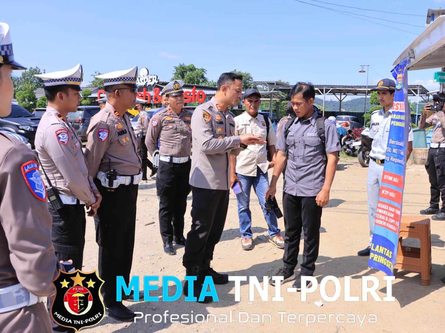 Polres Pringsewu Uji Coba Razia Edukatif untuk Sukseskan Pemutihan Pajak 2025
