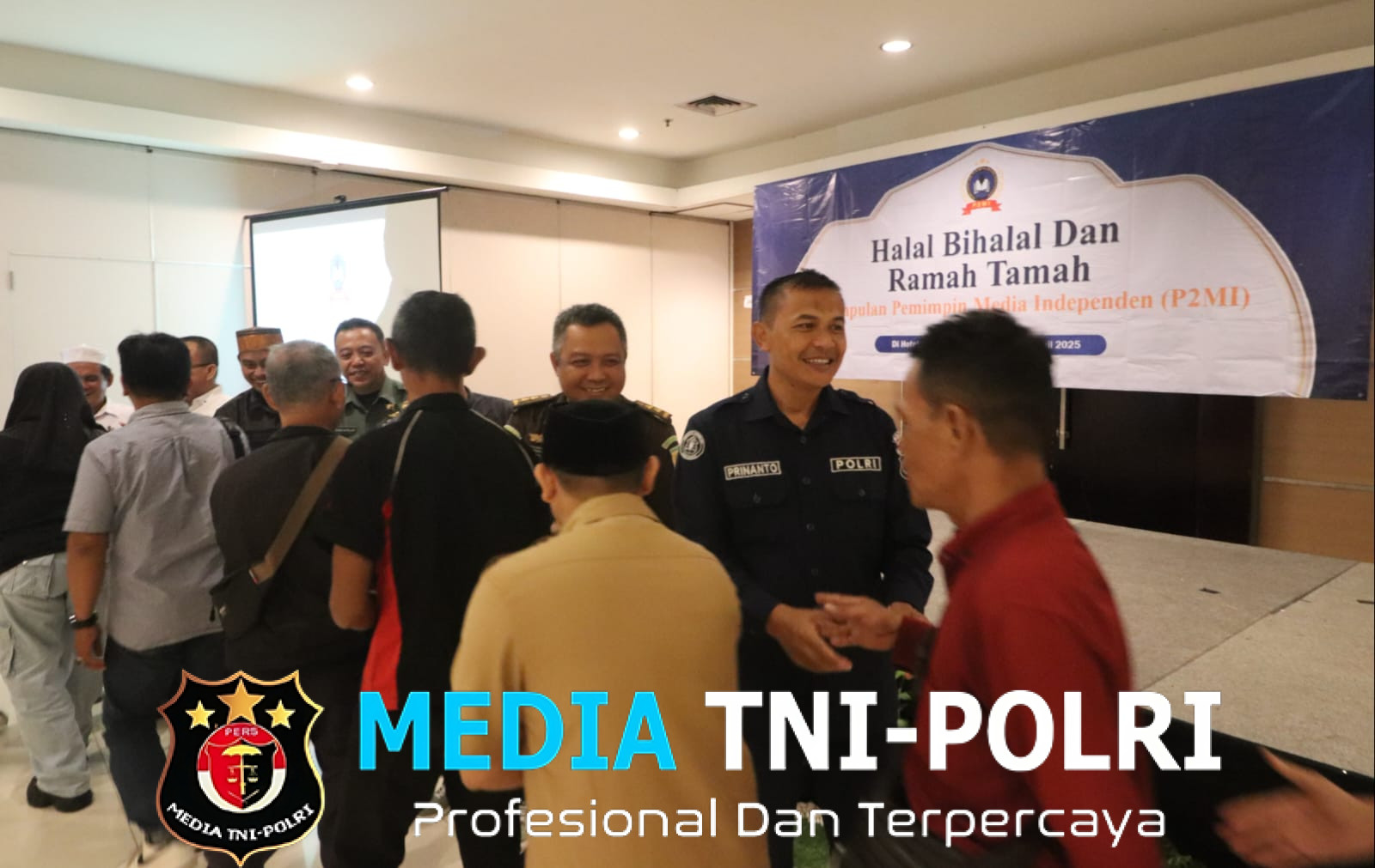 Polda Kalbar Menghadiri Halal Bihalal dan Ramah Tamah P2MI Kalbar