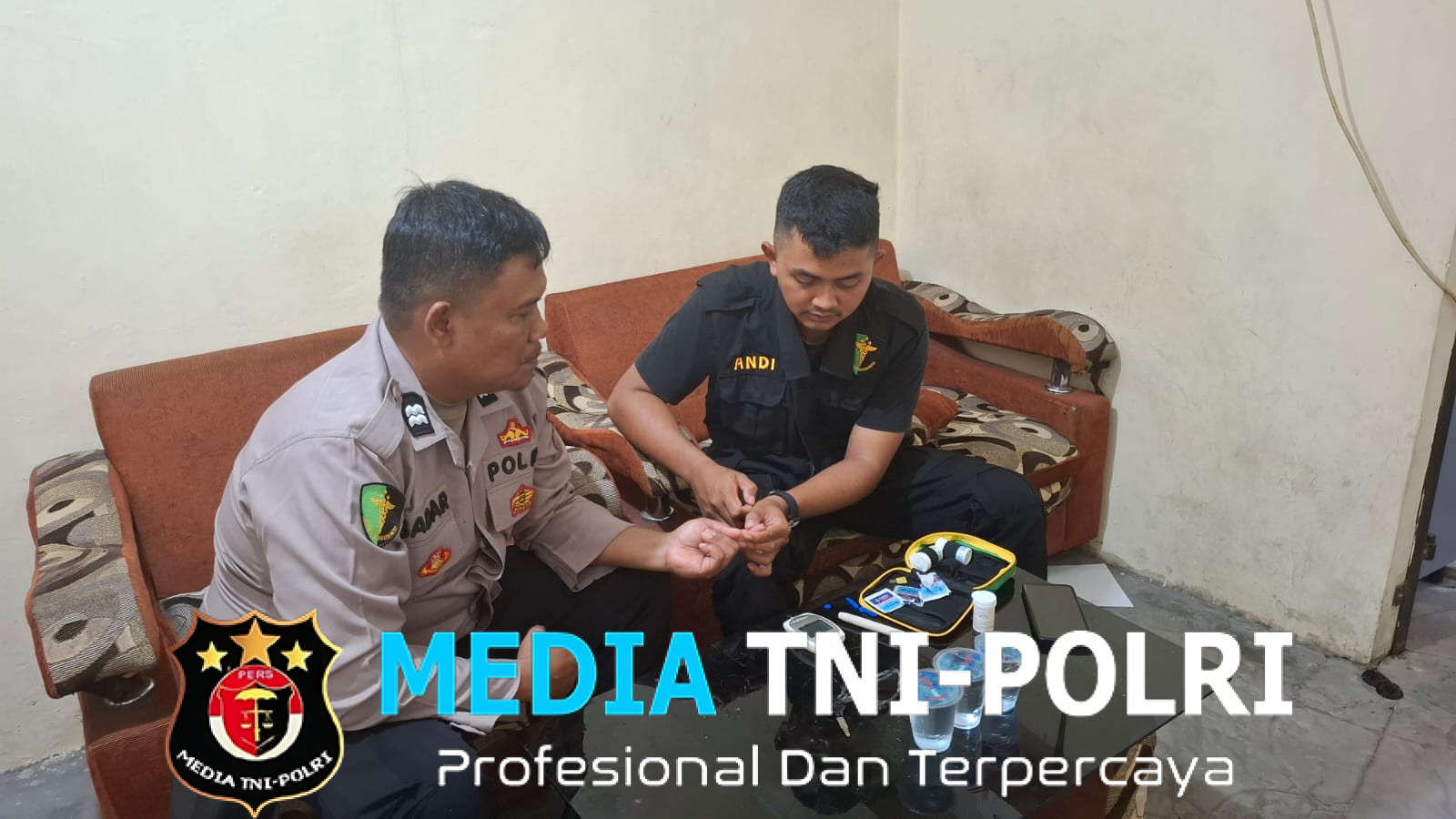 Sidokkes Polres Tulang Bawang Barat Rutin Cek kesehatan Personel Secara Berkala