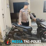 Sepeda Motor Tak Bertuan di Temukan Warga Dekat Simpang Tugu Gajah Pringsewu, Polisi Lakukan Penyelidikan