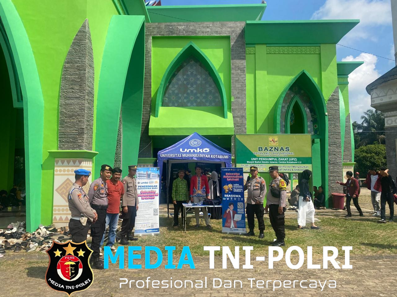 Polres Lampung Utara Amankan Silaturahmi Keluarga Besar Muhammadiyah Kotabumi