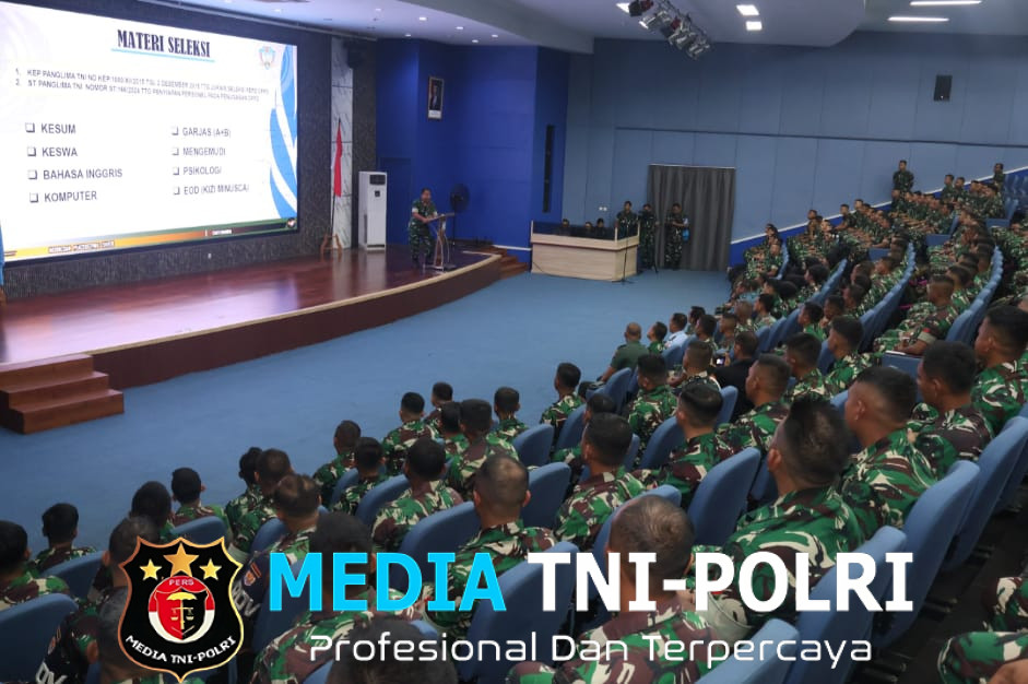 PMPP TNI Selenggarakan Seleksi Satgas Kizi TNI Konga XXXVII-L MINUSCA, Satgas Ton Zeni Horizontal TNI Konga UNIFIL TA 2025 dan Usul Baru MO/MSO (WAN TNI)