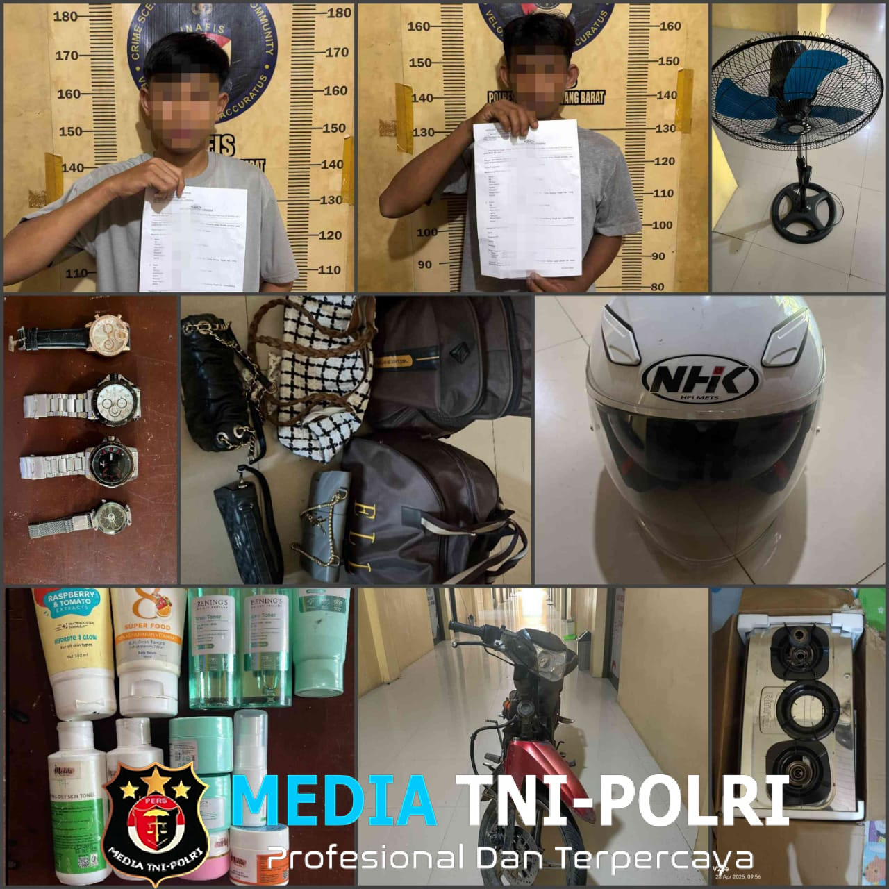 Tekab 308 Presisi Polres Tulang Bawang Barat Berhasil Ungkap Kasus Curat, Dua Orang Pelaku Diamankan