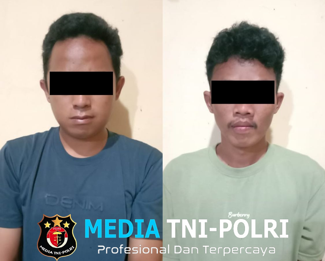 Kembali Berulah, Dua Residivis Dibekuk Tekab 308 Polsek Anak Ratu Aji