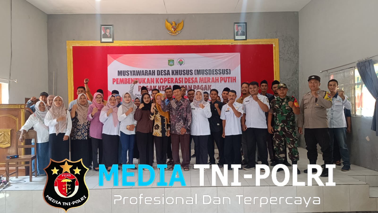 Serda Joko Hadiri Pembentukan Koperasi Merah Putih di Desa Pagak Dukungan Program Presiden Prabowo Subianto