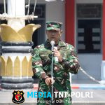 Prajurit Yonif 5 Marinir Laksanakan Apel Gelar Siaga Unras