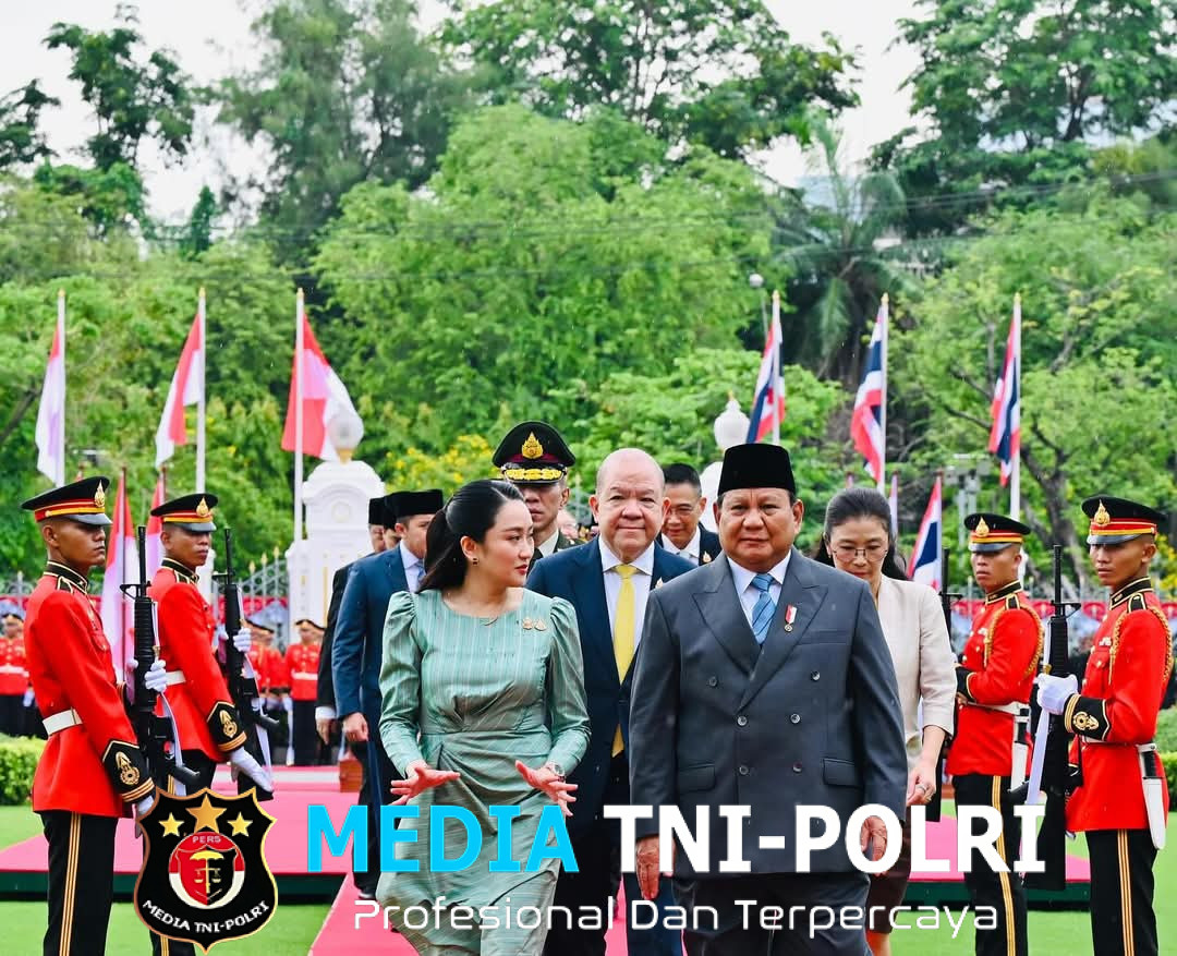 Tiba di Government House Thailand, Presiden Prabowo Disambut dengan Upacara Resmi