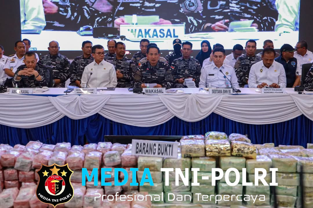 Jalankan Instruksi Presiden, Aparat Penegak Hukum Bersinergi Musnahkan ± 1,9 Ton Narkotika