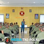 Kasi Lidput Brigif 2 Marinir Beri Materi Pada Peserta SPPI