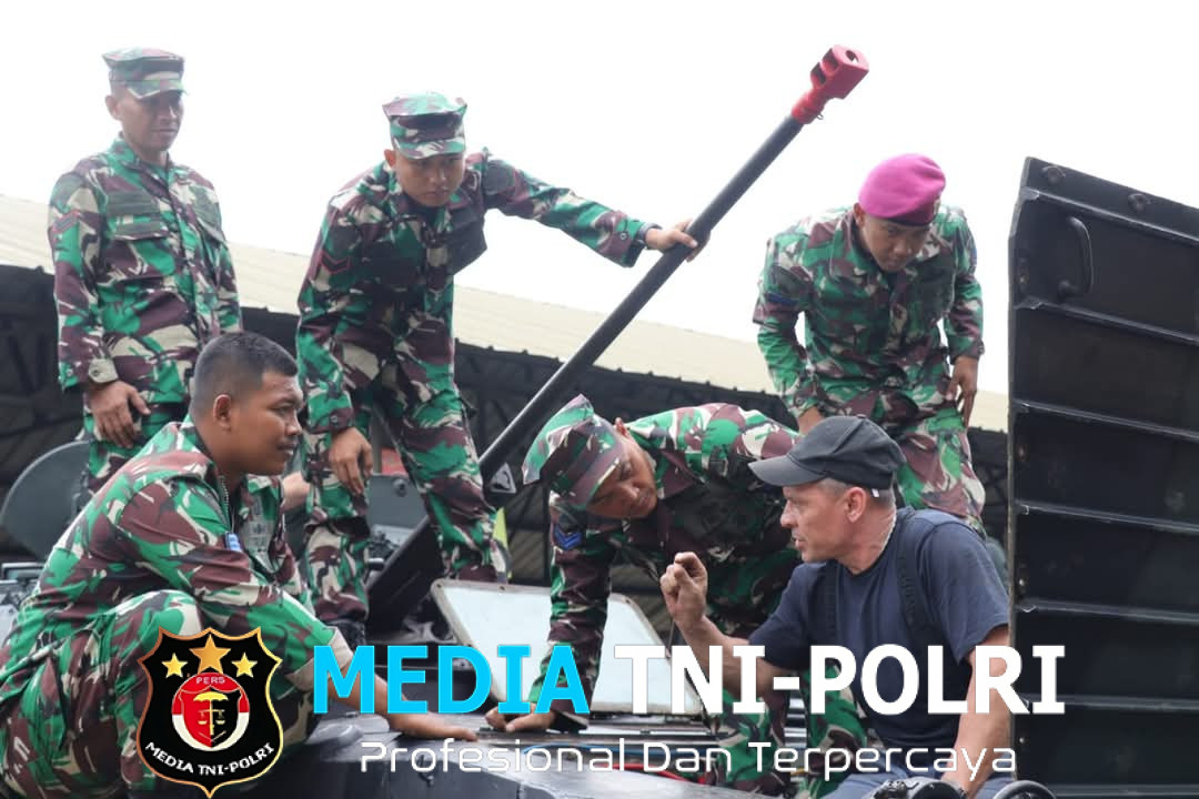 Arhanud 1 Marinir Melaksanakan Inspection Survey BVP-2