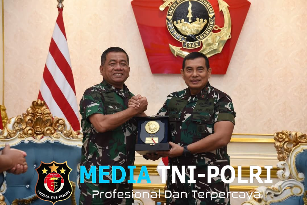 Dankormar Terima Laporan Korps Purna Tugas dan Kenaikan Pangkat Pati Korps Marinir