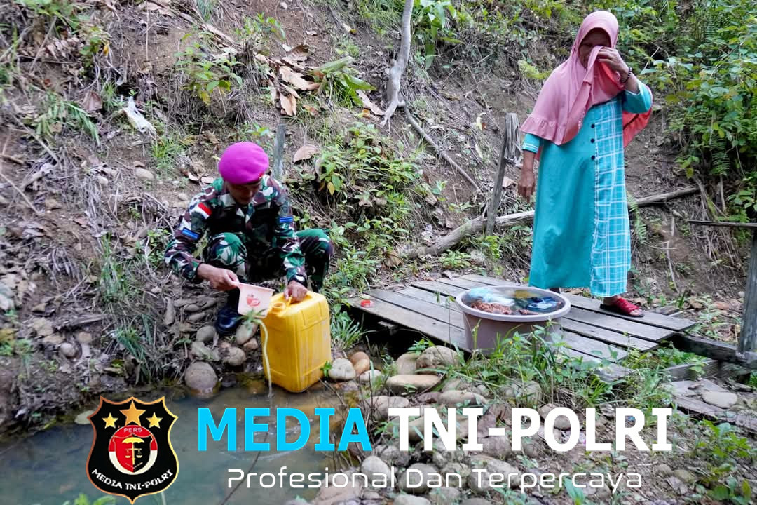 Peduli Terhadap Sesama, Satgasmar Pam Ambalat XXX Bantu Warga Kurang Mampu