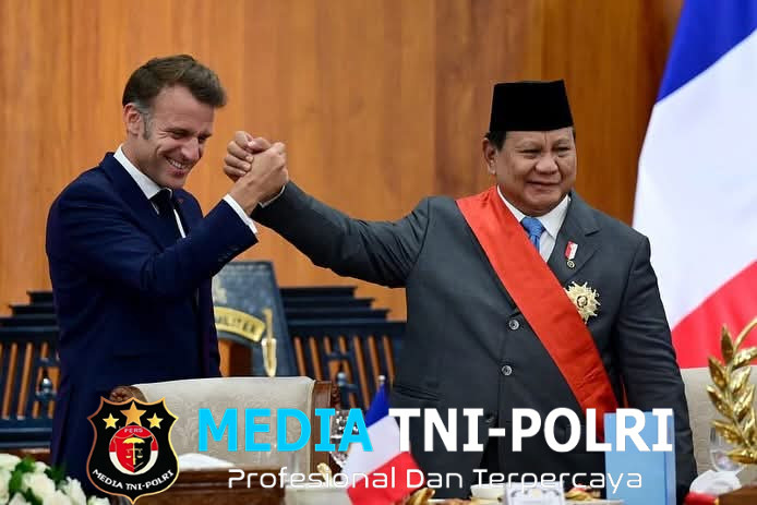 Hangat dan Bersahaja, Presiden Prabowo dan Presiden Macron Makan Siang Bersama Taruna Akmil
