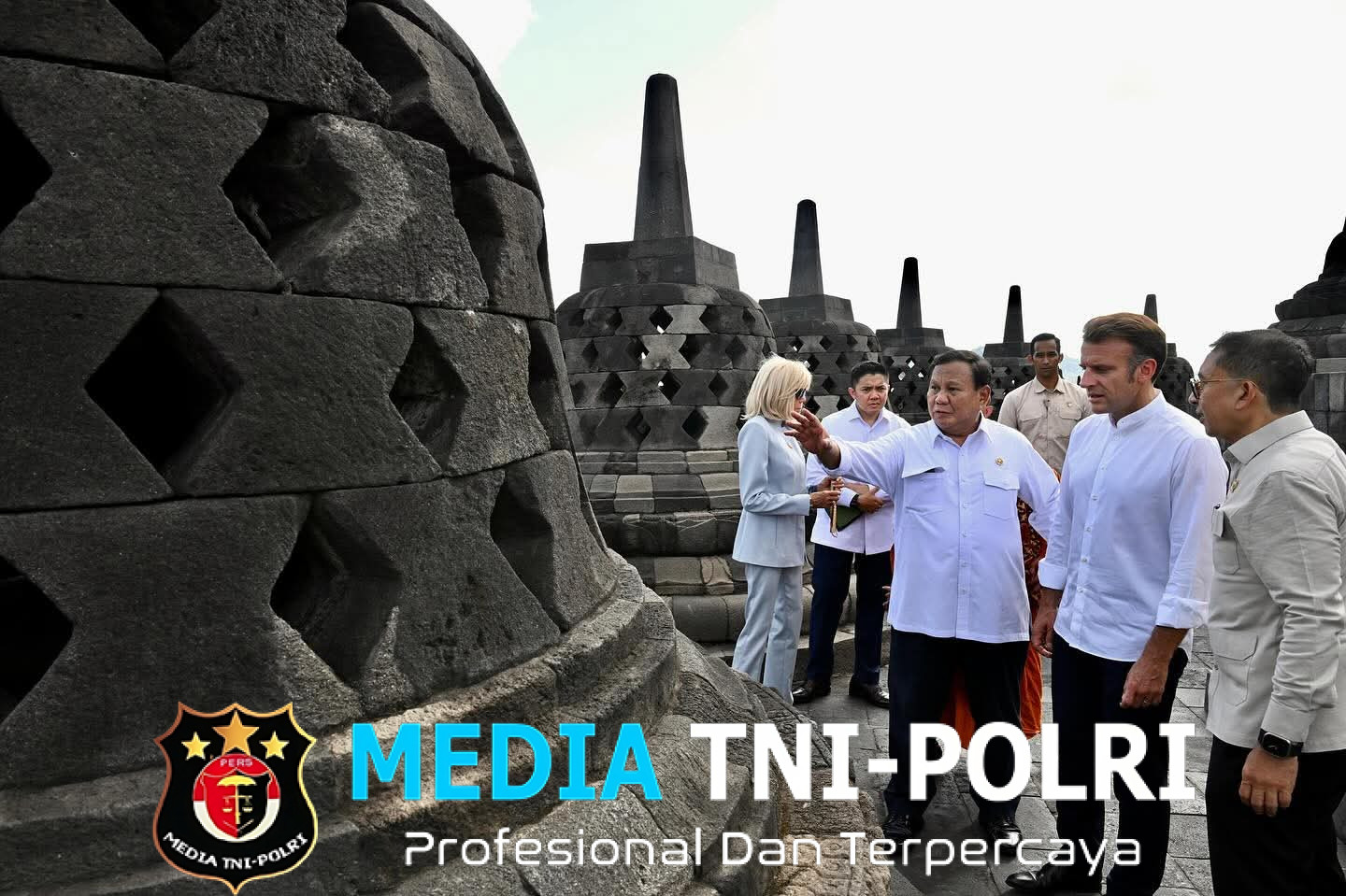 Presiden Macron Kagumi Candi Borobudur, Lambang Keunggulan Manusia dan Inspirasi Dunia