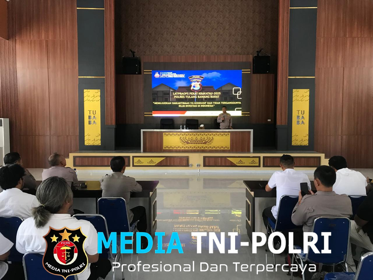 Polres Tulang Bawang Barat Gelar Lat Pra Ops Pekat Krakatau 2025 untuk Tingkatkan Kesiapan Personel