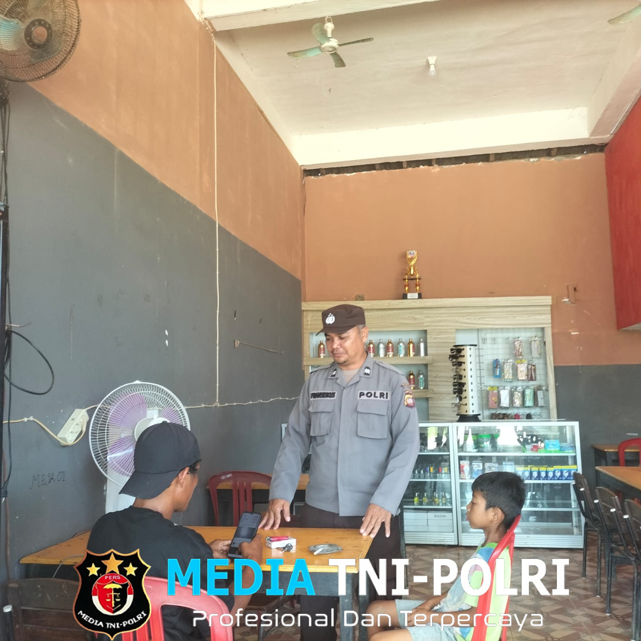 Personil Polsek Meranti Laksanakan Giat Patroli Rutin