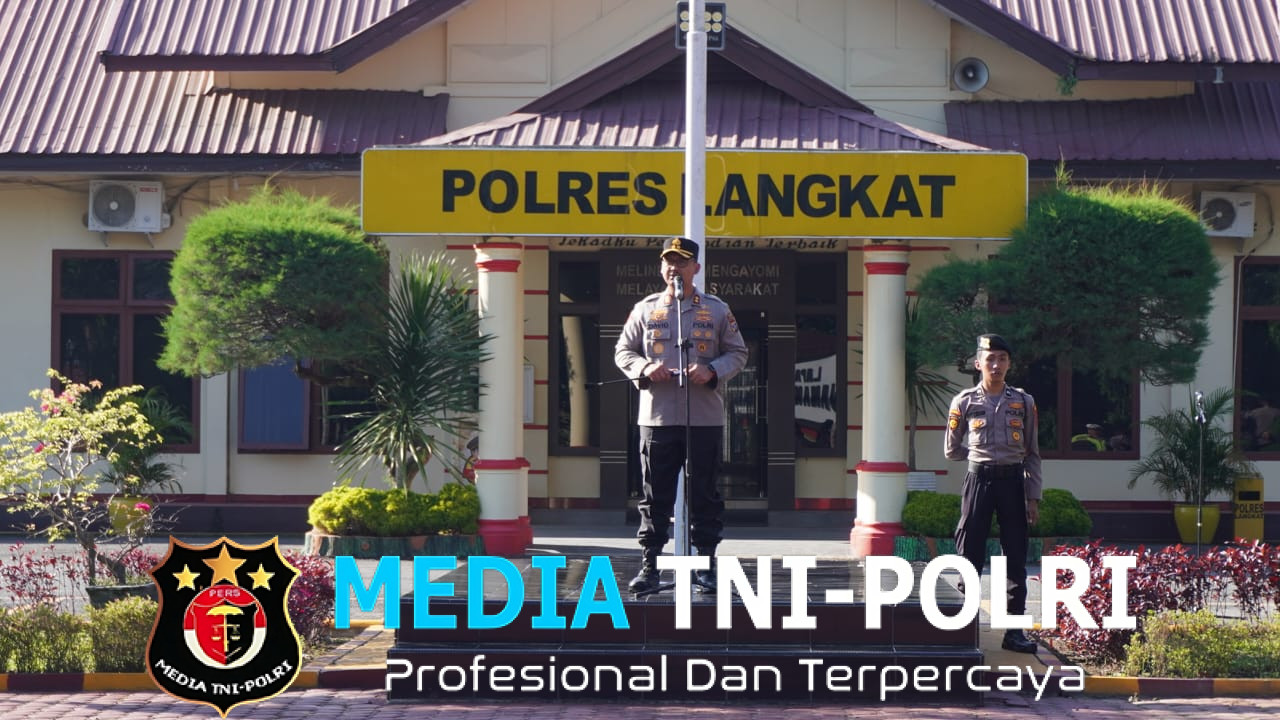 Kapolres Langkat Pimpin Langsung Apel Siaga 1 May Day 2025