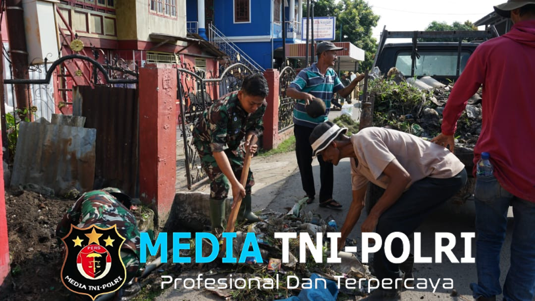 Wujud Menjaga Lingkungan, Kodim 0402/OKI-OI Laksanakan Jumat Bersih