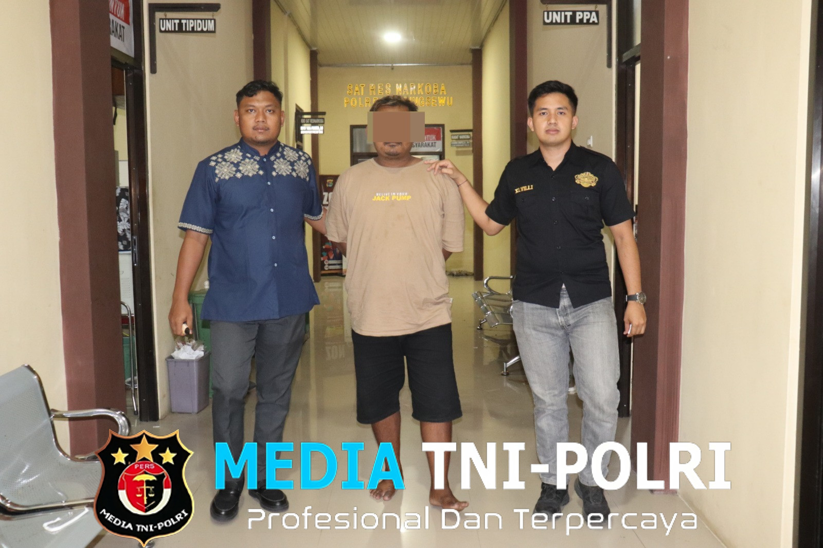 Polres Pringsewu Tangkap Pelaku Pengeroyokan Kepala Pekon