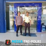 Cegah Pencurian, Kanit Binmas Sengah Temila Sambangi Satpam Bank BRI