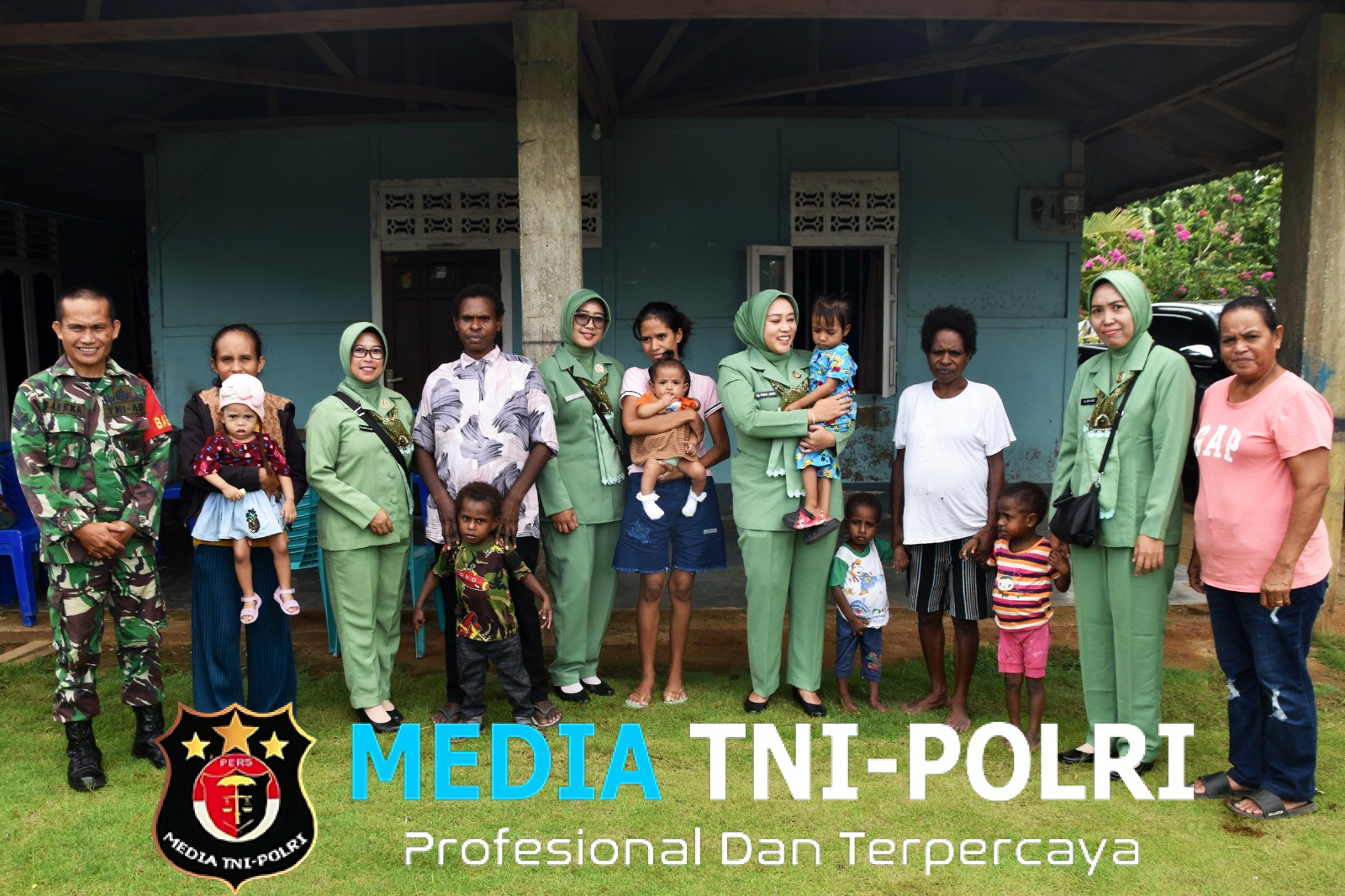 Bersama Cegah Stunting, Persit KCK Salurkan Gizi Tambahan Untuk Anak