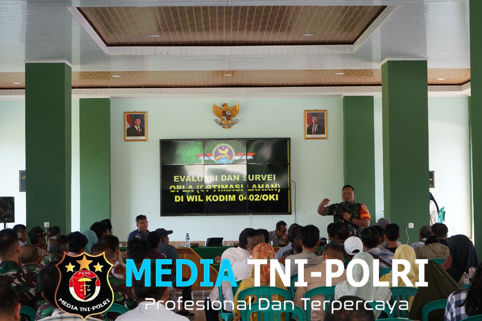 Dandim 0402/OKI Hadiri Rapat Evaluasi dan Survei OPLA Tahun 2025