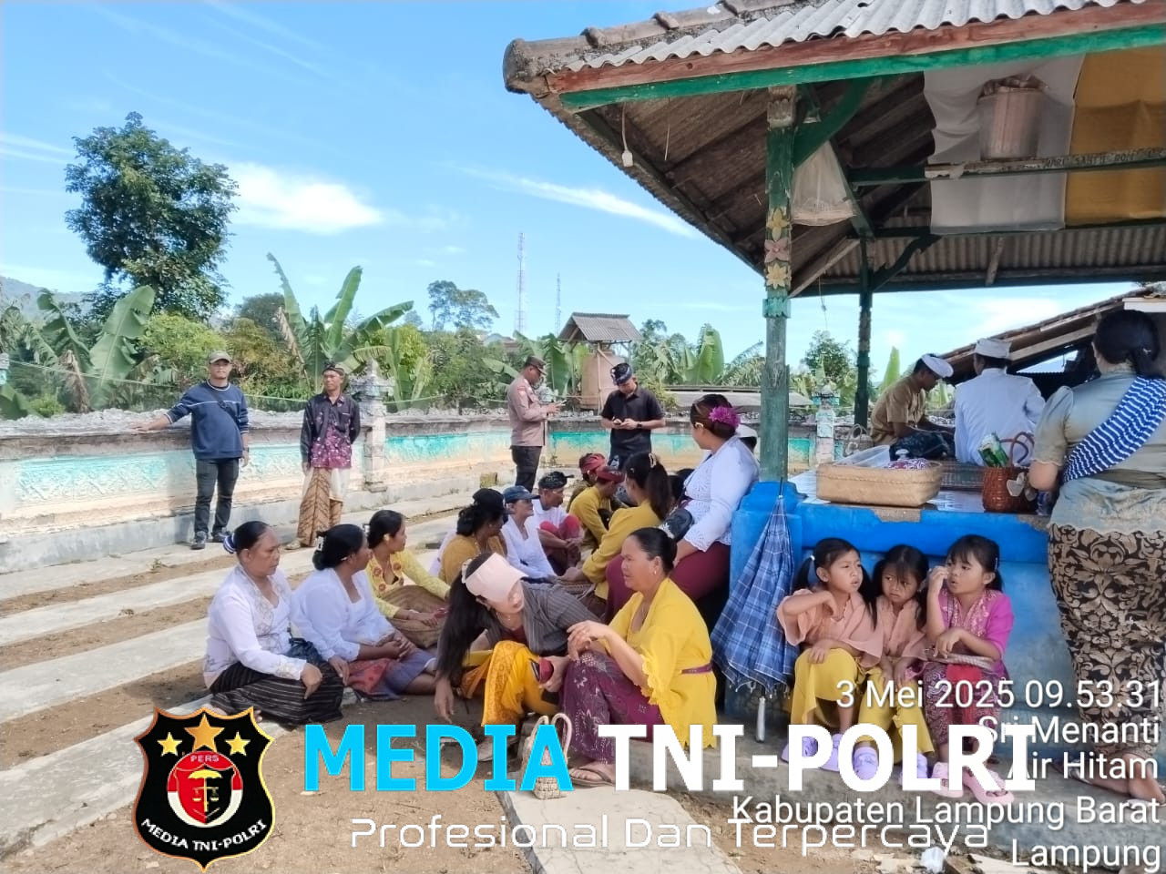 Hari Raya Kuningan di Lampung Barat Kondusif, Polres Lakukan Pengamanan di Dua Kecamatan