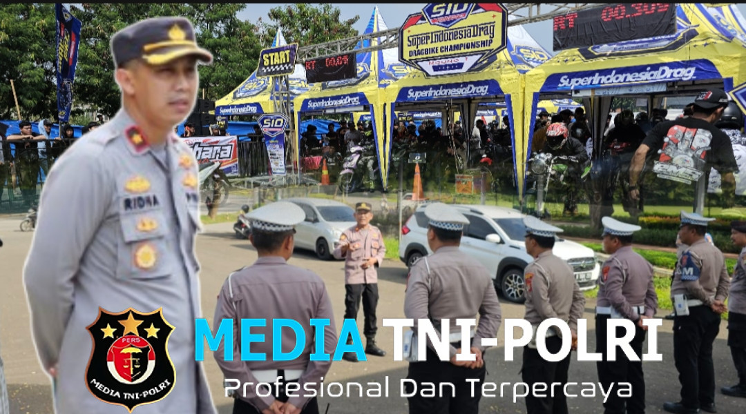 Kapolsek Cikarang Selatan Instruksikan Pengamanan Ketat dan Humanis di Event Drag Bike Meikarta