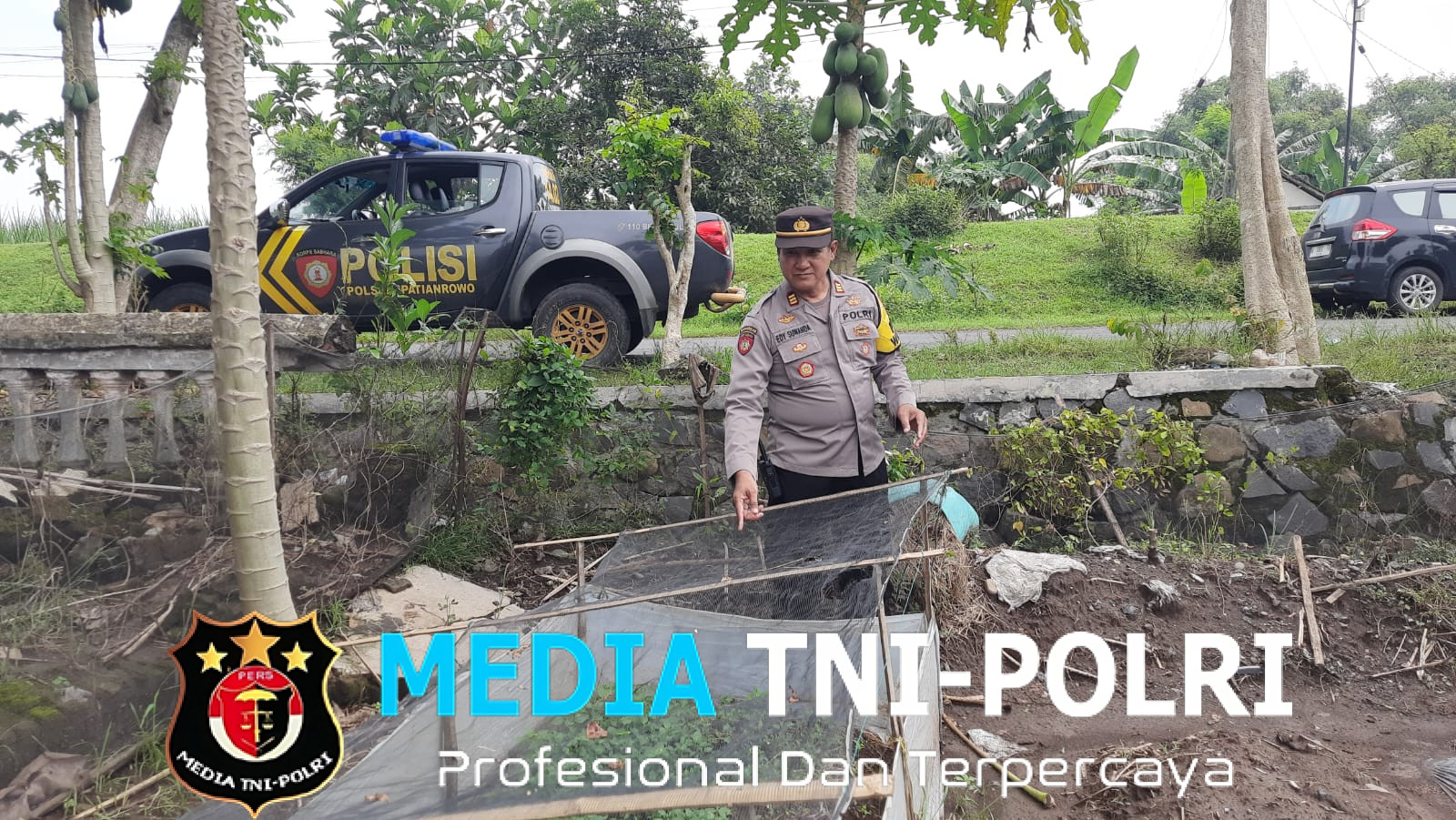 Polsek Patianrowo Dukung Ketahanan Pangan Lewat Pemanfaatan Lahan Pekarangan