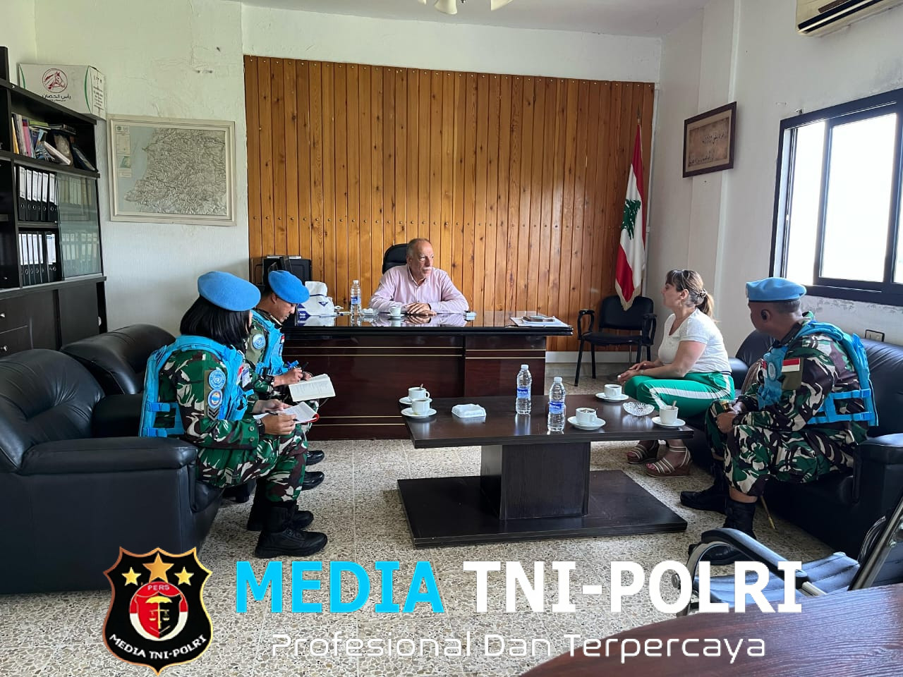 Satgas CIMIC XXXI-O Laksanakan Liaison Activity melalui Kegiatan KLE di Al Qulaylah Lebanon