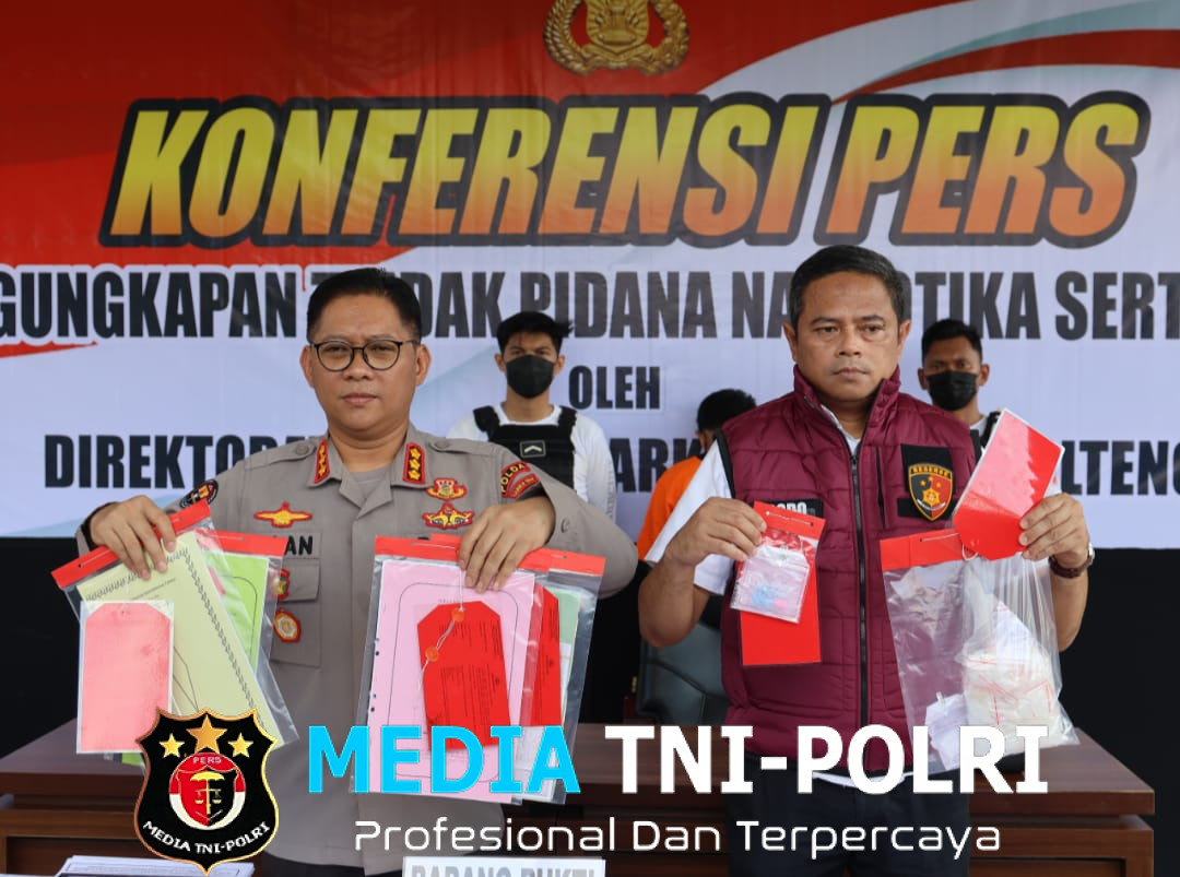 Polda Kalteng Gelar Konferensi Pers, Hasil Pengungkapan 497 Gram Narkoba di Wilayah Kotim