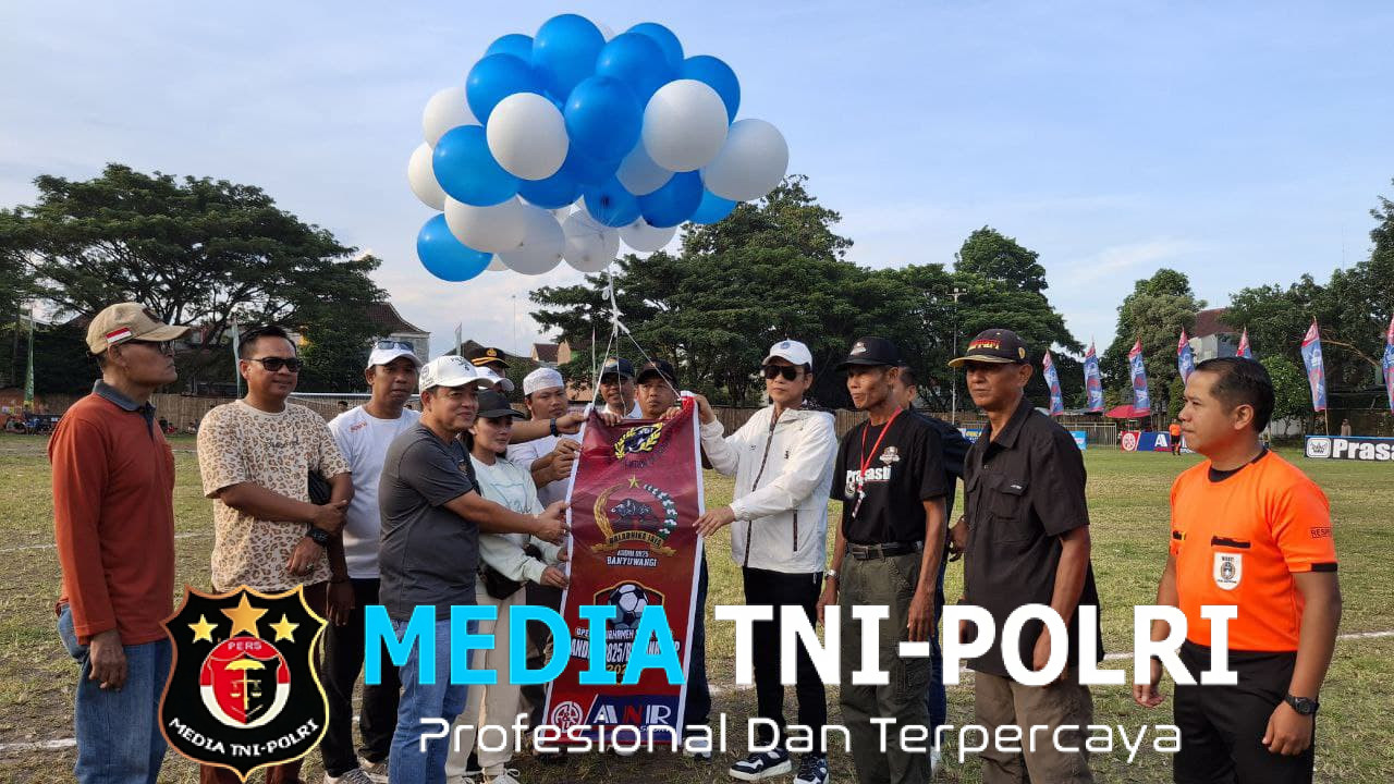 Open Turnamen Sepak Bola Dandim Cup 2025 Resmi Bergulir di Lapangan Maron Genteng