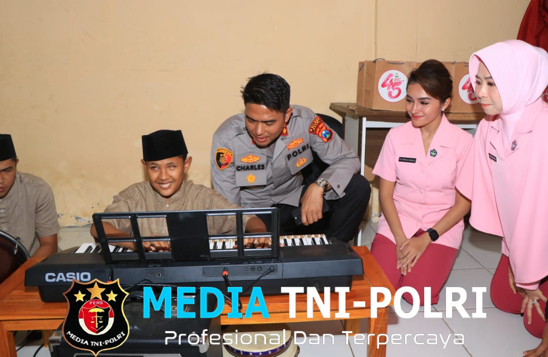 Polisi Peduli, Kapolres Ngawi bersama Bhayangkari Kunjungi Panti Tunanetra