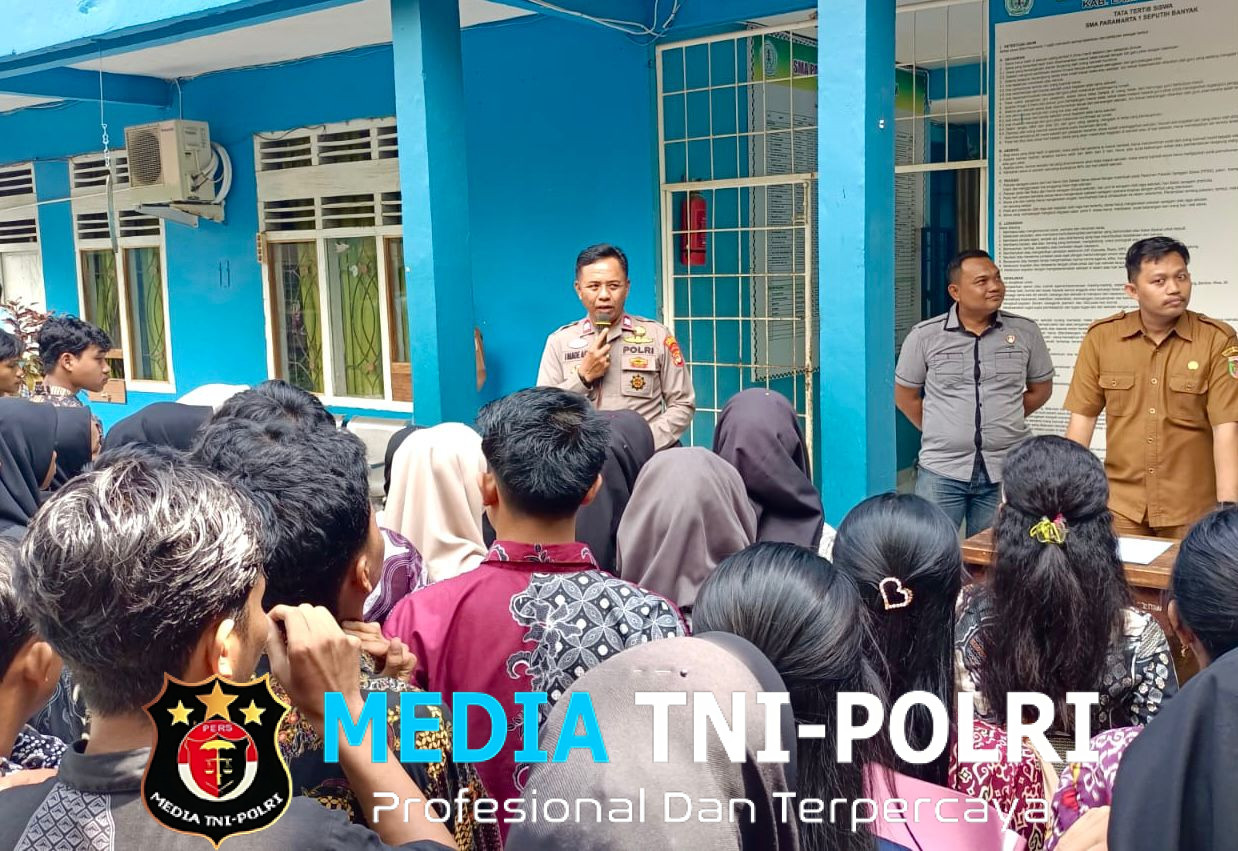 Polres Lampung Tengah dan Polsek Jajaran Imbau Pelajar Tidak Rayakan Kelulusan Secara Berlebihan