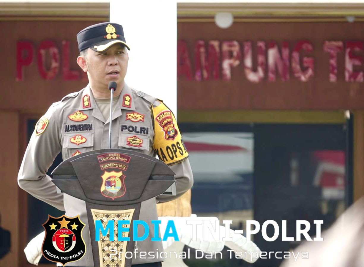 Kapolres Lampung Tengah Apresiasi Kinerja Personel, Tekankan Profesionalisme dan Kewaspadaan Dalam Bertugas