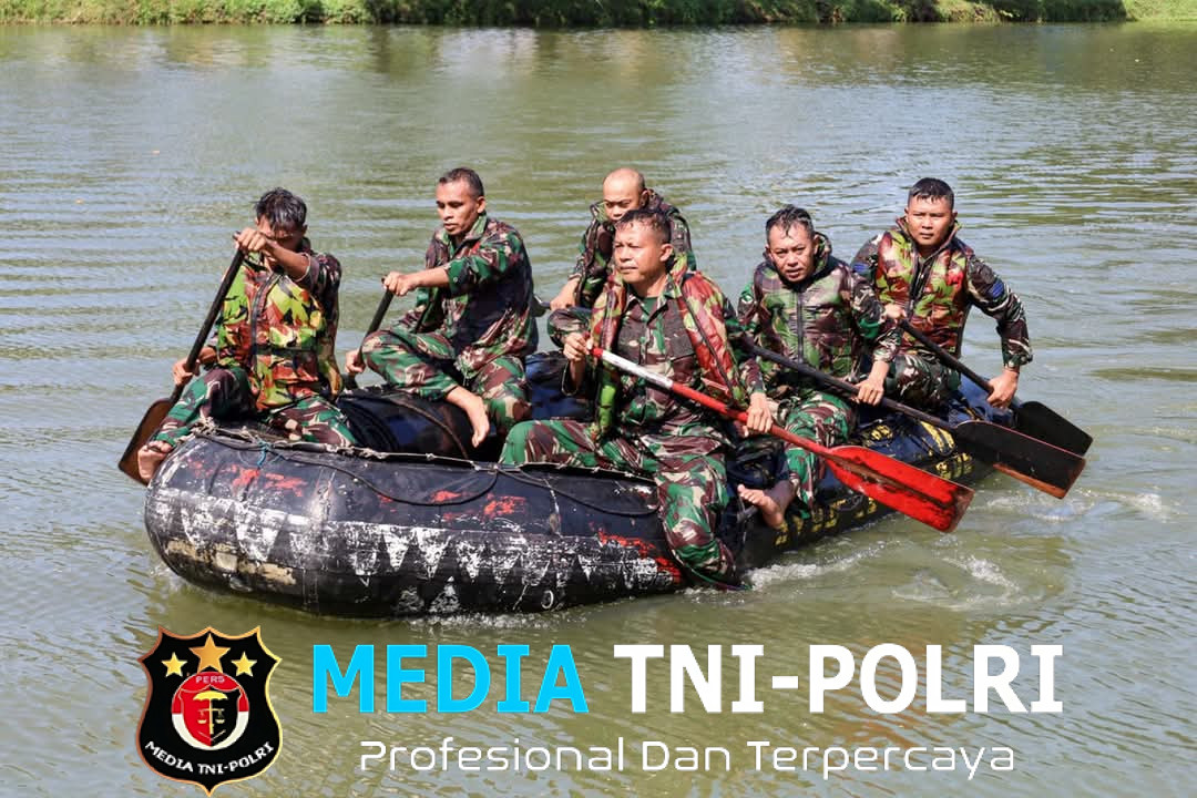 Jelang Penugasan Trisila 2025, Prajurit Yonif 3 Marinir Asah Naluri Tempur Dengan Latihan Eksersisi Perahu Karet