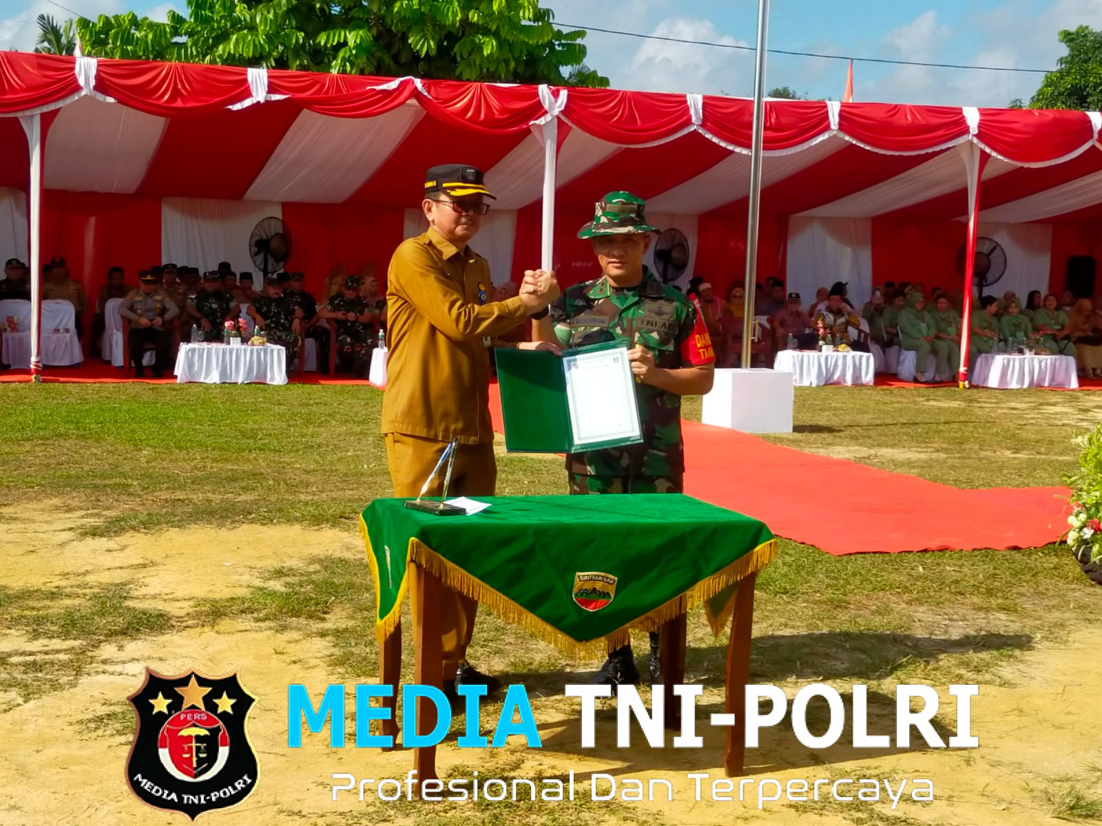 Dibuka Hari ini TMMD Ke- 124 Kodim 0320/Dumai Gelar upacara Untuk mewujudkan Pemerataan Pembangunan dan Ketahanan Nasional di Wilayah