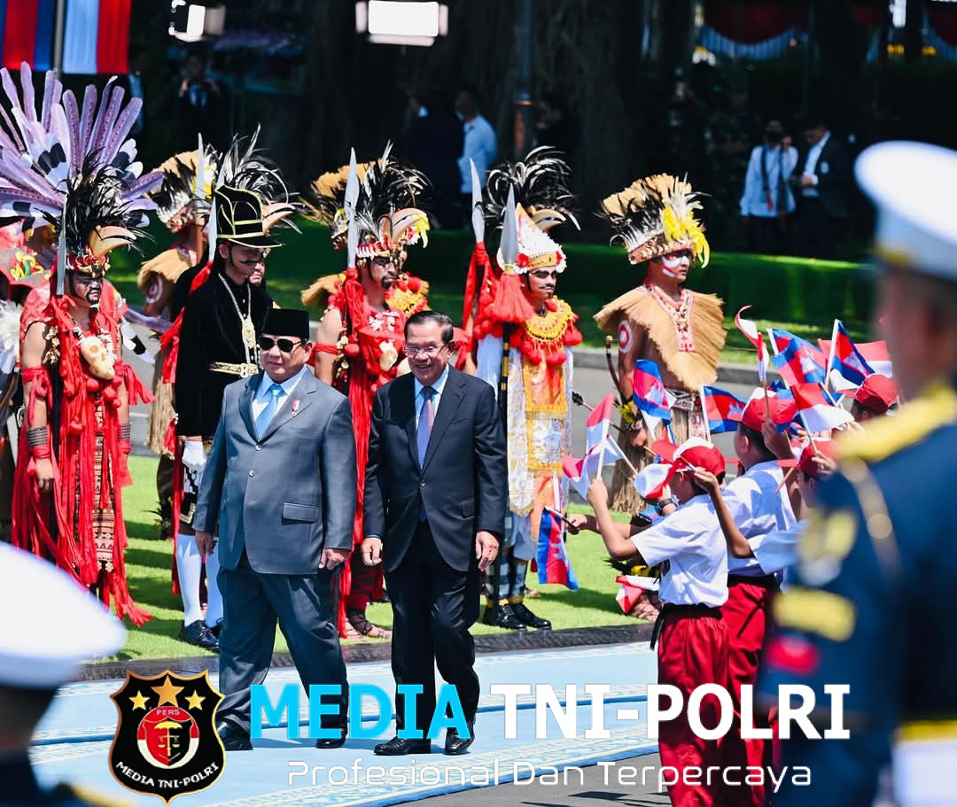 Presiden Prabowo Terima Kunjungan Resmi Presiden Senat Kerajaan Kamboja Hun Sen di Istana Jakarta